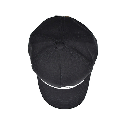 Profile 5 Panel Baseball Cap với viêc cong và dây thừng điều chỉnh