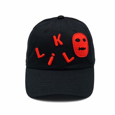 Profile Unconstructed 6 Panel Baseball Cap với màu sắc tùy chỉnh và các đường may tăng cường