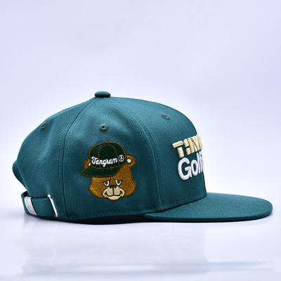Logo đúc 3D chất lượng phong cách 6 tấm Snapback mũ bán nóng
