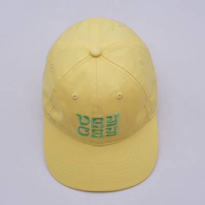 Nhìn ra cao độ bền Flat brim Snapback mũ màu đen một kích thước phù hợp với tất cả