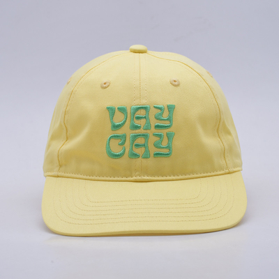 Nhìn ra cao độ bền Flat brim Snapback mũ màu đen một kích thước phù hợp với tất cả