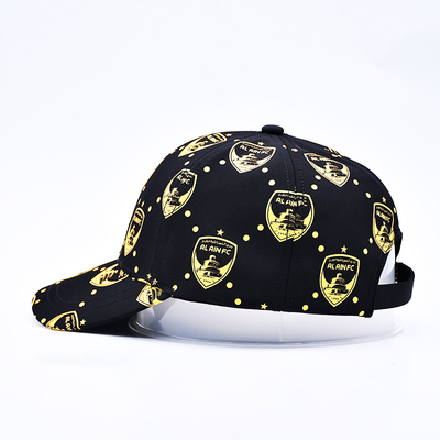 In màn hình tùy chỉnh Logo không cấu trúc 6 Panel Baseball Cap Với Visor cong