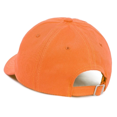 Sản phẩm bán buôn 6 Panel Curved Brim Baseball Cap Unisex Orange Sprot