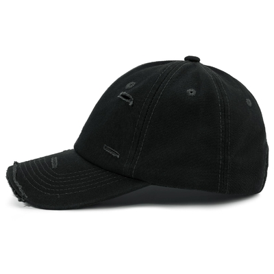 bán nóng 6 Panel bóng chày mũ Cool đen thể thao mũ Unisex