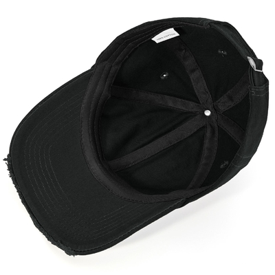 bán nóng 6 Panel bóng chày mũ Cool đen thể thao mũ Unisex