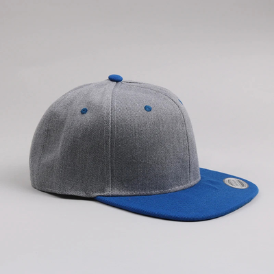 Người lớn mới 6 Panel Snapback Cap Custom Hai tông Flat Edge Snapback Cap