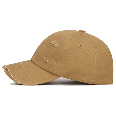 Thời trang Khaki Outdoor Hat 6 Curved Visor Panel Baseball Cap với giá thấp hơn