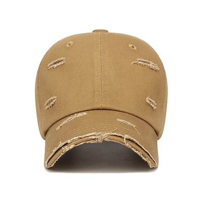 Thời trang Khaki Outdoor Hat 6 Curved Visor Panel Baseball Cap với giá thấp hơn