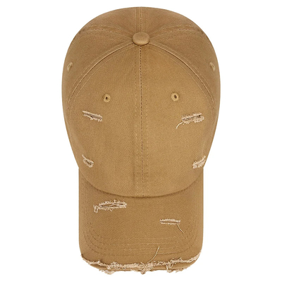 Thời trang Khaki Outdoor Hat 6 Curved Visor Panel Baseball Cap với giá thấp hơn