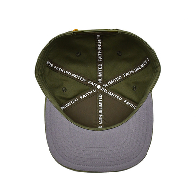 Nhãn hiệu tùy chỉnh được thêu mũ Snapback với bông nhẹ