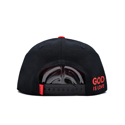 Mũ Snapback có kích thước có thể điều chỉnh với logo thêu 3D và in băng bên trong