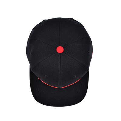 Mũ Snapback có kích thước có thể điều chỉnh với logo thêu 3D và in băng bên trong