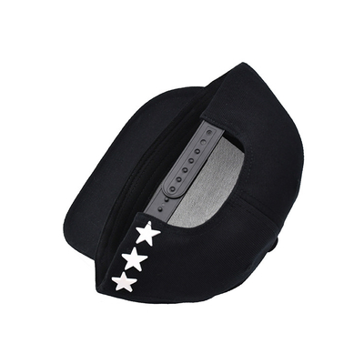 Custom cao su Patch Flat Brim Unisex Snapback mũ với logo thêu