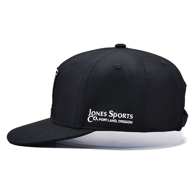 Mũ Snapback có cấu trúc thêu với vải bông tầm nhìn phẳng và in băng bên trong