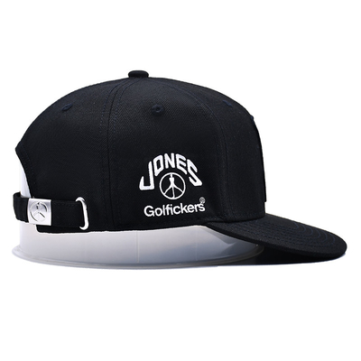 Mũ Snapback có cấu trúc thêu với vải bông tầm nhìn phẳng và in băng bên trong