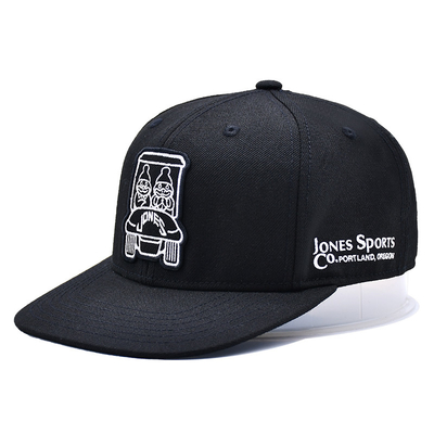 Mũ Snapback có cấu trúc thêu với vải bông tầm nhìn phẳng và in băng bên trong