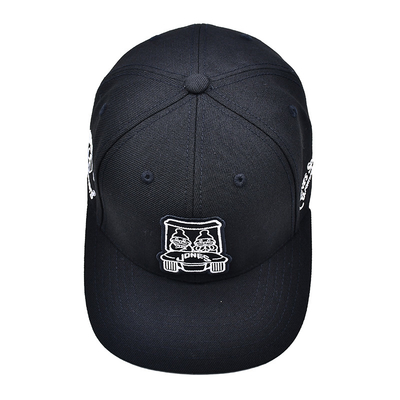 Mũ Snapback có cấu trúc thêu với vải bông tầm nhìn phẳng và in băng bên trong