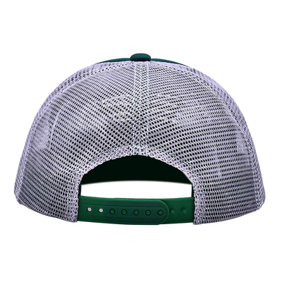 Ống xôi tùy chỉnh thoải mái 6 bảng phẳng Visor xây dựng Trucker Cap với đốm thêu
