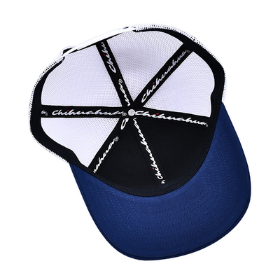 Unisex Mesh Trucker Cap với logo thêu và in băng bên trong