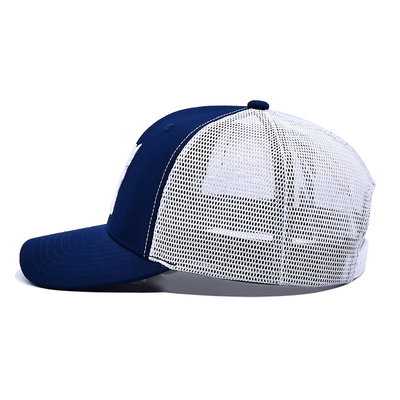 Unisex Mesh Trucker Cap với logo thêu và in băng bên trong