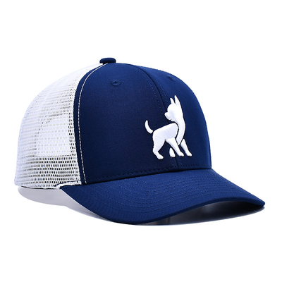 Unisex Mesh Trucker Cap với logo thêu và in băng bên trong