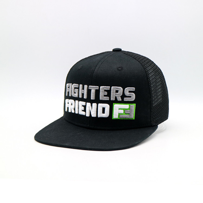 Giai thêu nón xe tải / Snapback Nón xe tải với snapback nhựa và logo tùy chỉnh