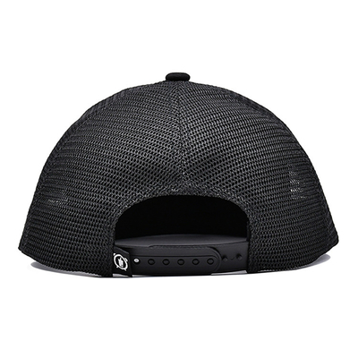 Mái bông 6 bảng Unisex Trucker Cap với logo thêu và nhãn dệt