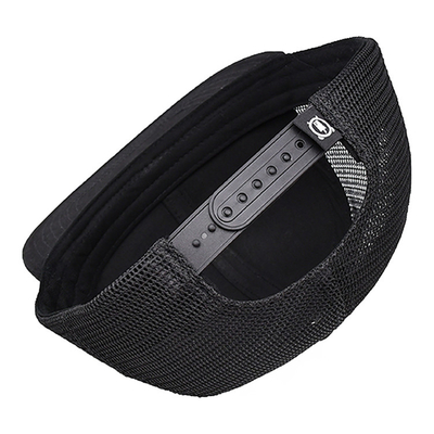 Mái bông 6 bảng Unisex Trucker Cap với logo thêu và nhãn dệt