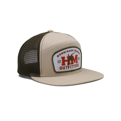 Unisex Cotton Trucker Cap với Visor phẳng và Snapback Patch Dệt với đường viền thêu
