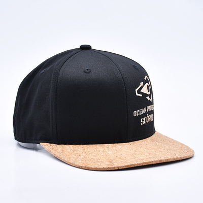 Mũ nhẹ bông Flat Brim Snapback tùy chỉnh có sẵn