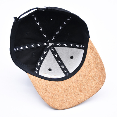 Mũ nhẹ bông Flat Brim Snapback tùy chỉnh có sẵn