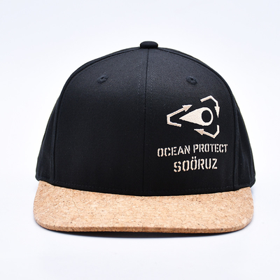 Mũ nhẹ bông Flat Brim Snapback tùy chỉnh có sẵn