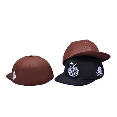 Logo thêu Custom Snapback Fitted Mũ mũ mũ chất lượng cao đóng lại Snapback Mũ cho nam giới
