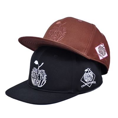 Logo thêu Custom Snapback Fitted Mũ mũ mũ chất lượng cao đóng lại Snapback Mũ cho nam giới