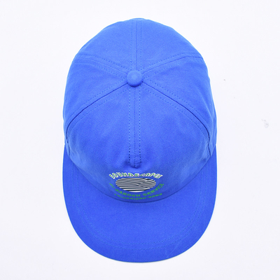 Chất lượng cao ấn bản tùy chỉnh nón snapback màu xanh không cấu trúc 5 bảng phẳng cạnh ngoài trời mềm mũ hip hop cho nam giới