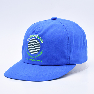 Chất lượng cao ấn bản tùy chỉnh nón snapback màu xanh không cấu trúc 5 bảng phẳng cạnh ngoài trời mềm mũ hip hop cho nam giới