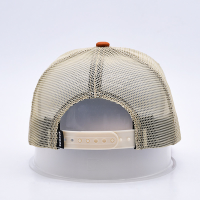 Tùy chọn chất lượng cao hai tông màu 6 bảng Trucker Cap với một cạnh cong một chút