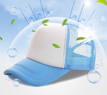 Chiếc mũ thùng xe tải bằng bọt tùy chỉnh với vương miện hồ sơ Unisex 5 Panel Mesh Hat