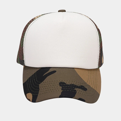 Ưu tiên 5 Panel Mesh Trucker Cap Unisex Blank Plain Trucker Cap