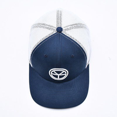 BSCI OEM Logo tùy chỉnh thêu Richardson Trucker Hat Mesh Snap Back Gorras 6 Panel Trucker Cap