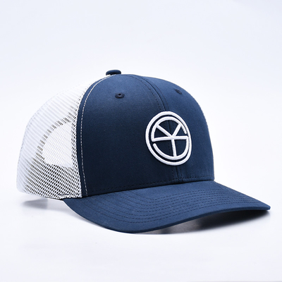 BSCI OEM Logo tùy chỉnh thêu Richardson Trucker Hat Mesh Snap Back Gorras 6 Panel Trucker Cap