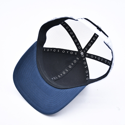 BSCI OEM Logo tùy chỉnh thêu Richardson Trucker Hat Mesh Snap Back Gorras 6 Panel Trucker Cap