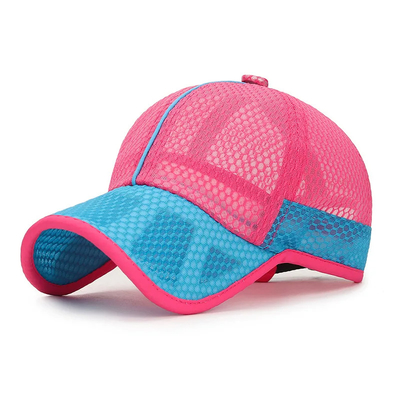 Mũi xe tải thông thường có thể điều chỉnh bé trai bé gái nhanh khô rỗng lưới Gorras Custom Mũi xe tải mũ