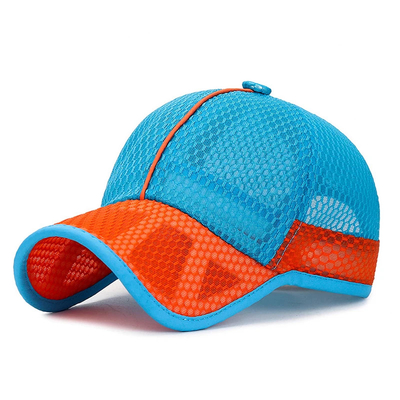 Mũi xe tải thông thường có thể điều chỉnh bé trai bé gái nhanh khô rỗng lưới Gorras Custom Mũi xe tải mũ