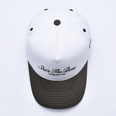 Unisex hai màu mũ bóng chày mũ Custom Gorras thêu Logo Snapback thể thao mũ bóng chày cho nam