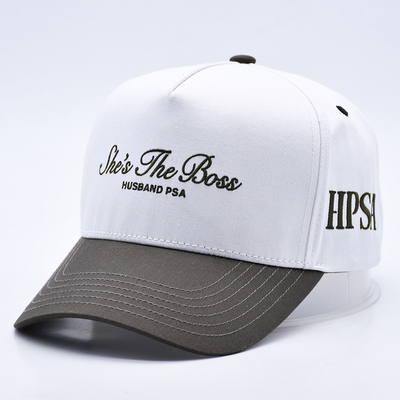 Unisex hai màu mũ bóng chày mũ Custom Gorras thêu Logo Snapback thể thao mũ bóng chày cho nam