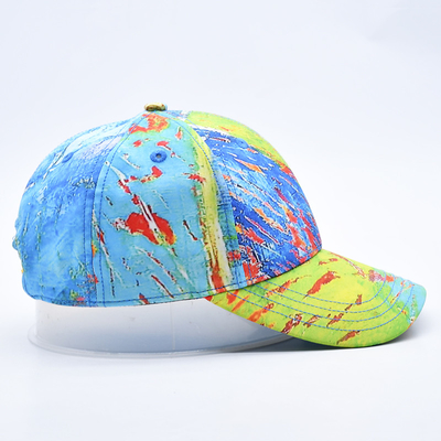 6 Panel Baseball Cap với Logo Profile in ấn và Visor cong
