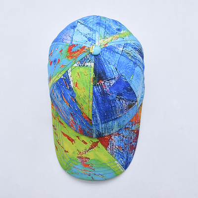 6 Panel Baseball Cap với Logo Profile in ấn và Visor cong