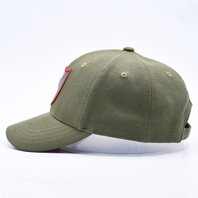 Custom Gorras Sports Supplier 6 Panel Green Baseball Cap chất lượng cao 3d thêu mũ bóng chày
