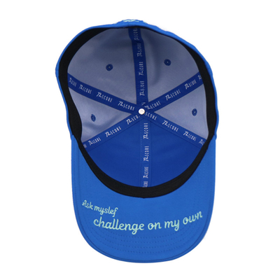Sản phẩm bán buôn Unisex Curved Edge 6 Panel Cotton Closed Back Thêu mũ bóng chày